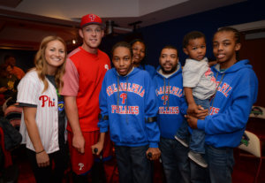 MLB Player Rhys Hoskins Hits One Home For MDA - Muscular Dystrophy ...